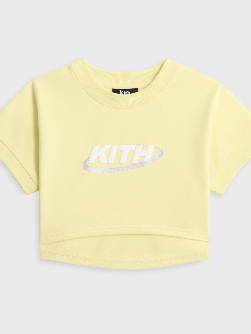 Kith Kids short sleeve nelson cropped crewneck